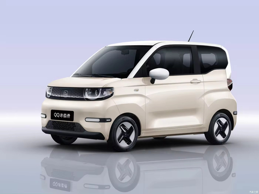 Chery QQ Ice Cream 2024 3 πόρτες 4 θέσεις Μίνι Ηλεκτρικό Αυτοκίνητο για SUV δομή σώματος
